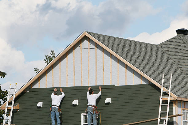 Professional Siding technician working in Vienna, IL